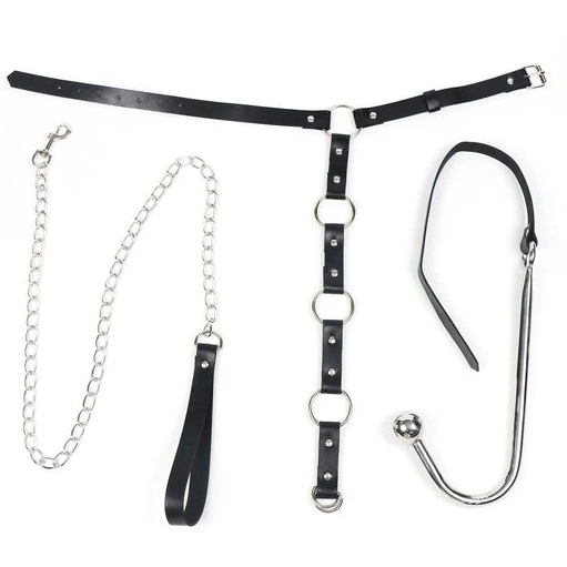 5853 Collar Kinky Anal and with Leash Hook EverydayUse 0818